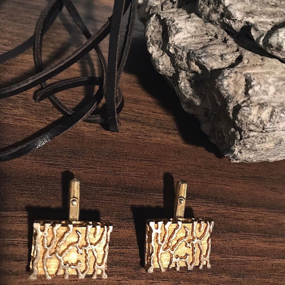 Christian Dior cuff links - authentic vintage rare - Picture 1 of 3